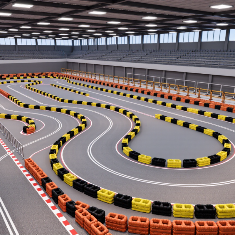 How to Design a Single Level Go Kart Track?