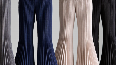 Top Flared Pleated Trousers Manufacturers for Global Buyers
