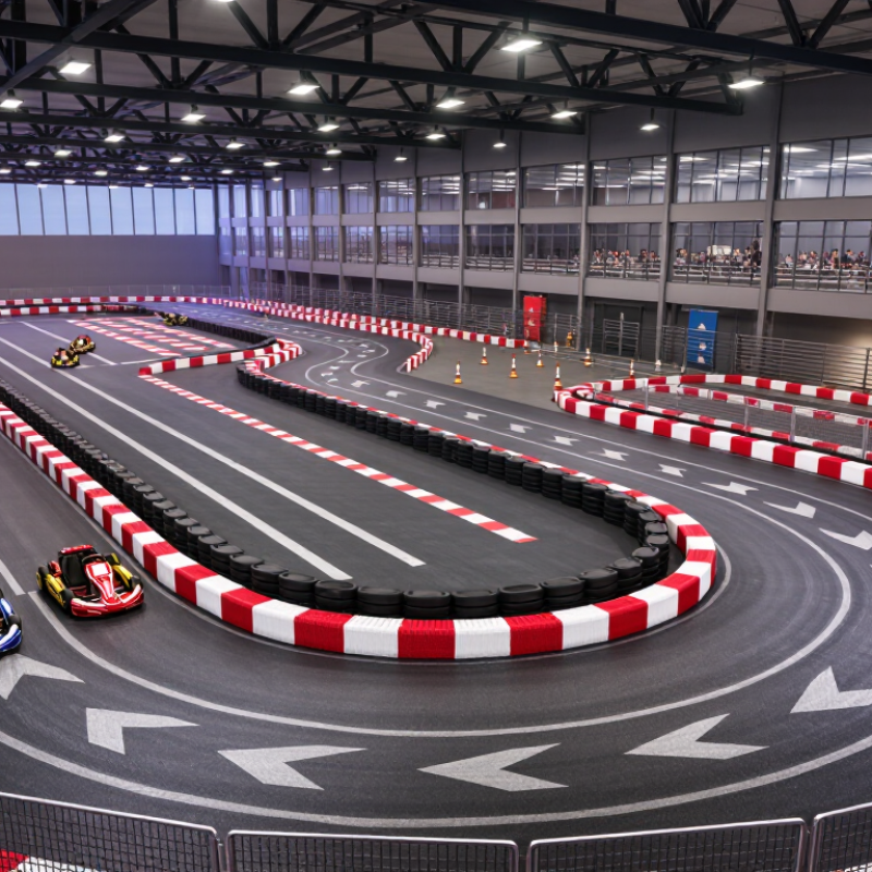 Top Single Level Go Kart Track Design Ideas