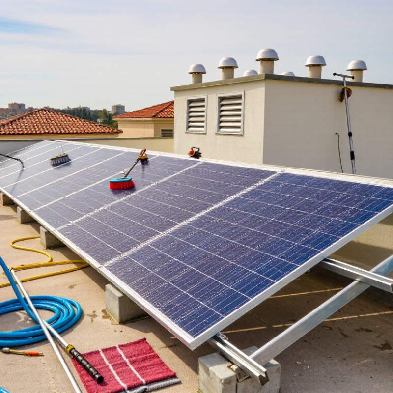 China Top 10 Solar Panel Cleaning Tools How to Clean Safely?