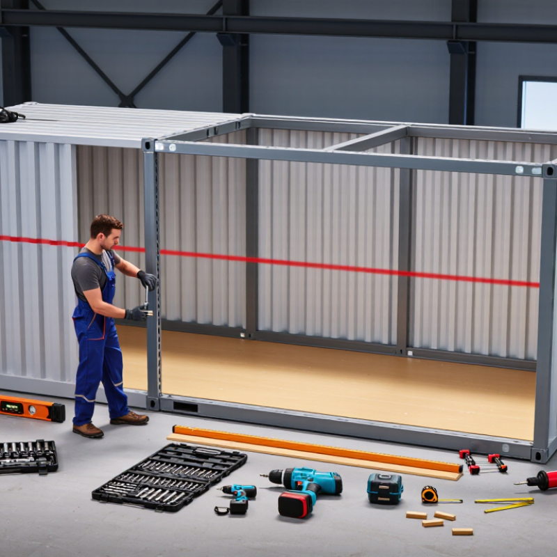 ¿Las mejores herramientas para ensamblar un contenedor flat pack?