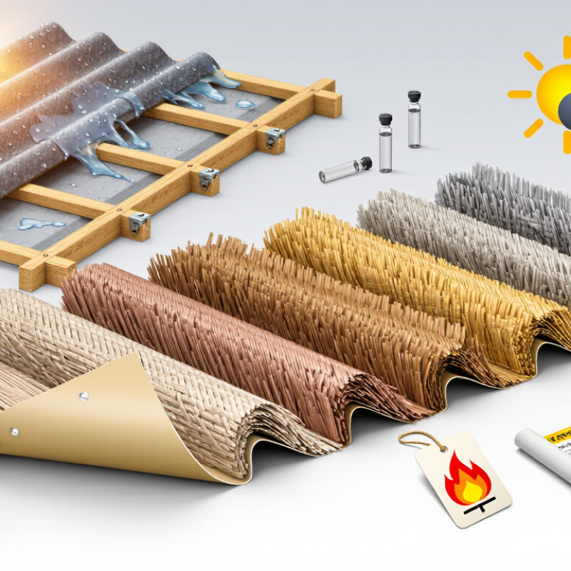How to Choose the Best Plastic Synthetic Thatch?