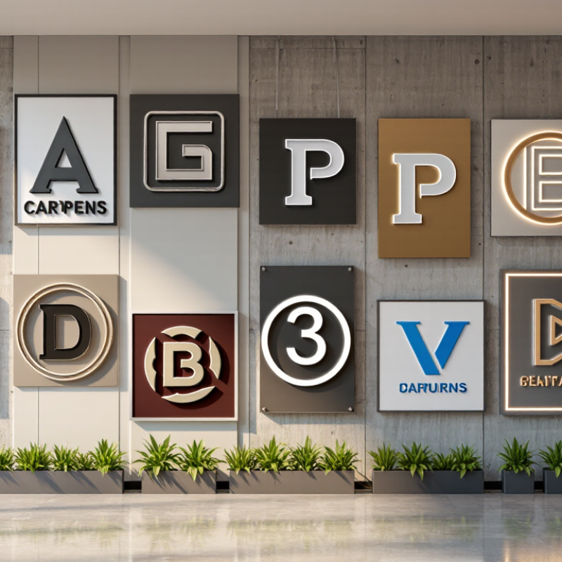 Top 10 Types of Business Logo Wall Signs?