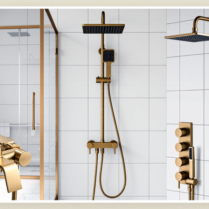 2026 Top Brass Square Bathroom Shower Set Manufacturers?