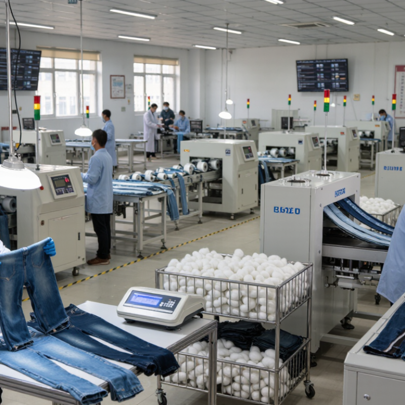Como os fabricantes chineses melhoram a qualidade dos jeans?