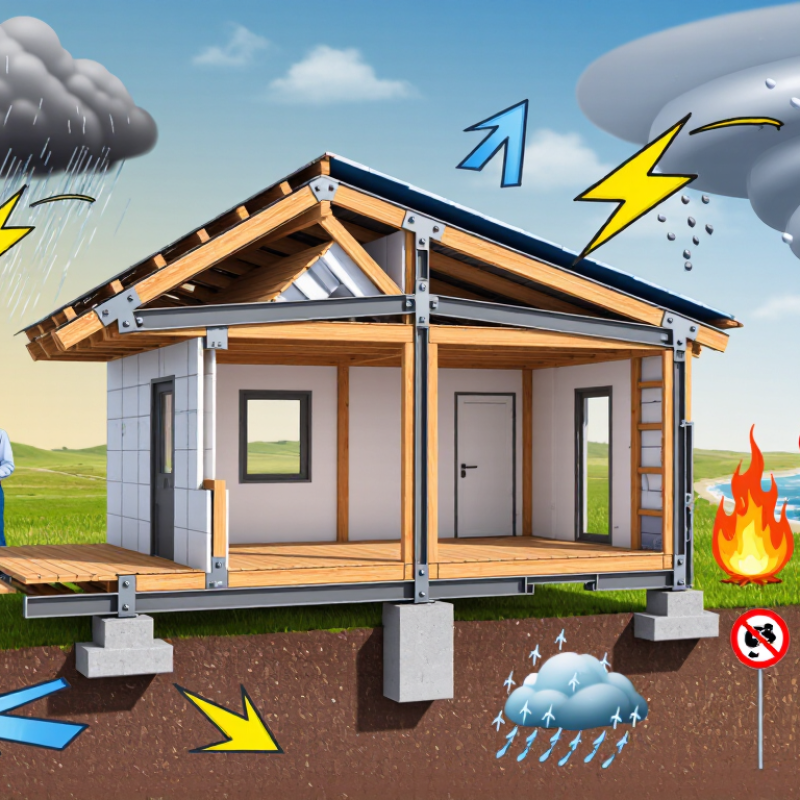 Por que casas pré fabricadas resistem a climas extremos?