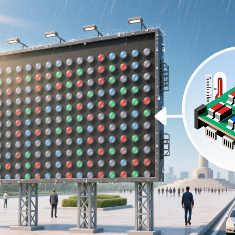 What Is a DIP LED Display for Outdoor Use?