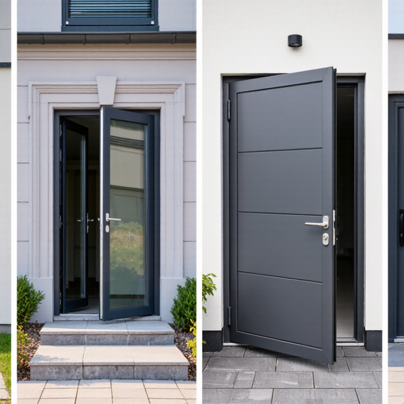 What Are the Top Types of Aluminium Front Doors?