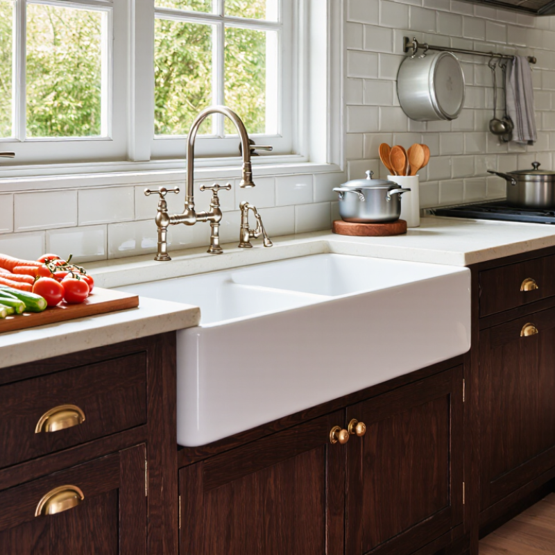 Why Are Farmhouse Sinks Trending in Kitchen Design?