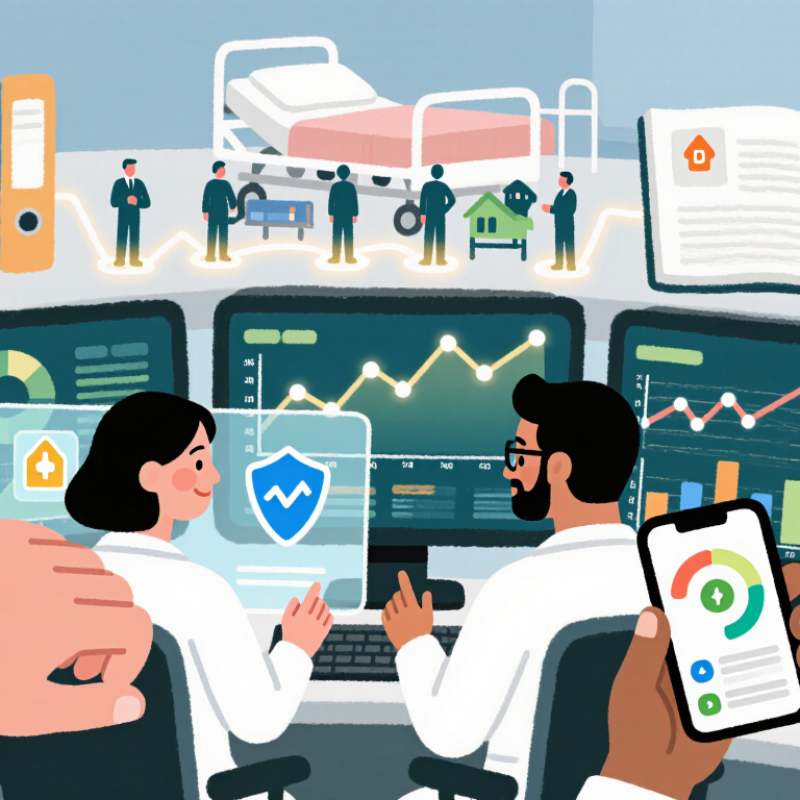 Como acompanhar tendências em monitoramento de pacientes?