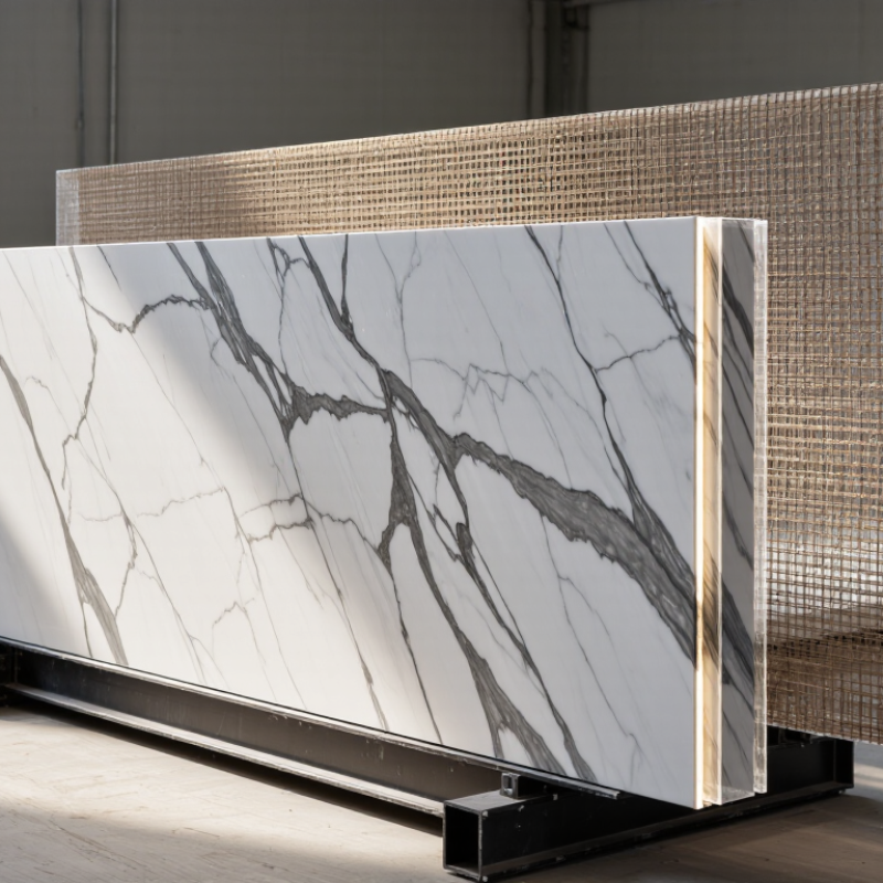How to Understand Why Marble Has Mesh Backing