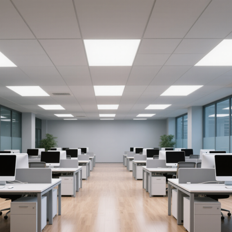 What Is the UGR Rating for Office Panel Lights?
