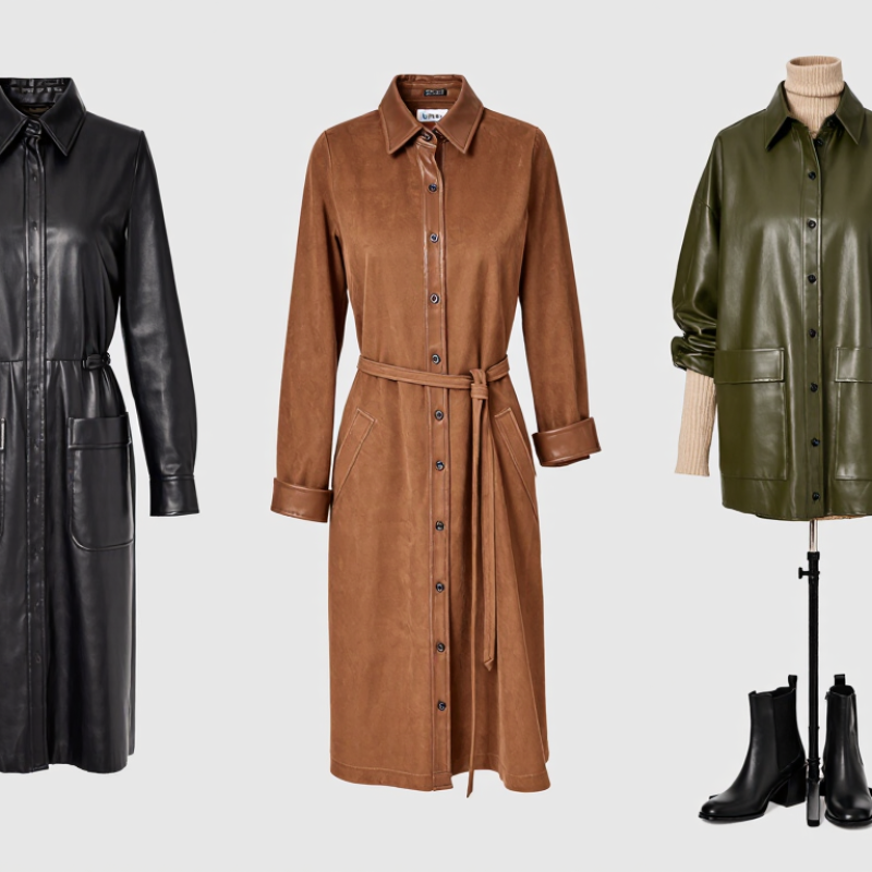 What Are the Most Popular Types of Leather Shirt Dresses?