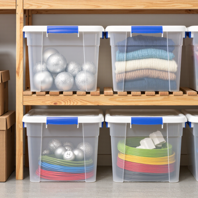 5 Best Clear Storage Bins vs Cardboard Boxes