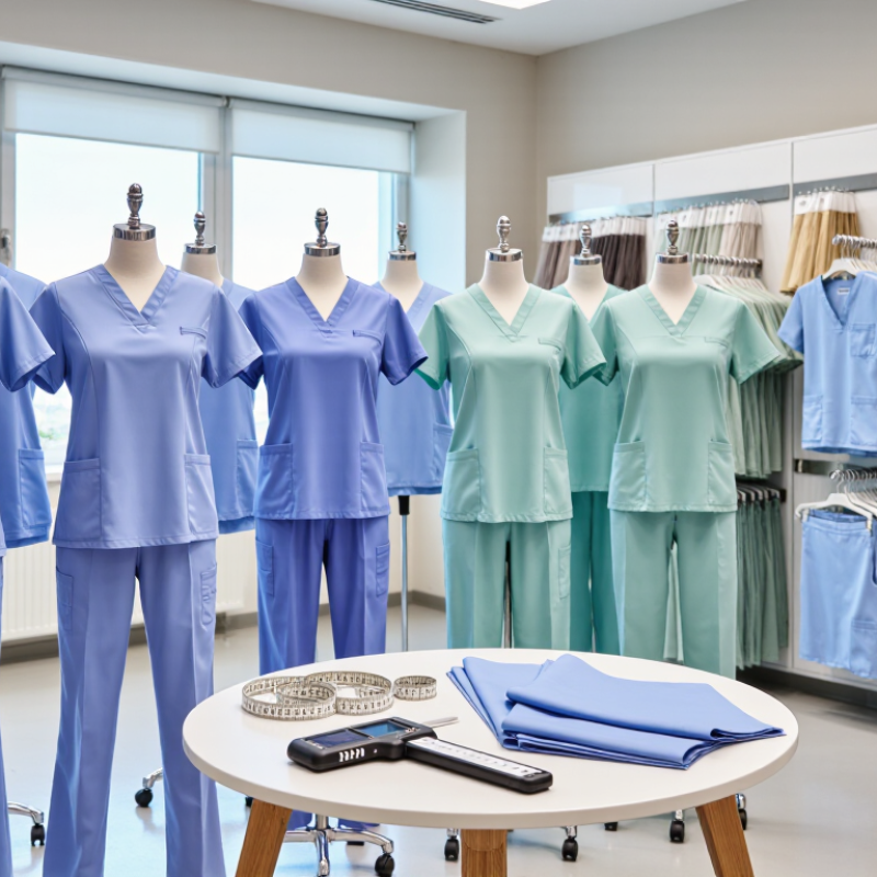 China Best Poly Spandex Scrub Set Manufacturers?