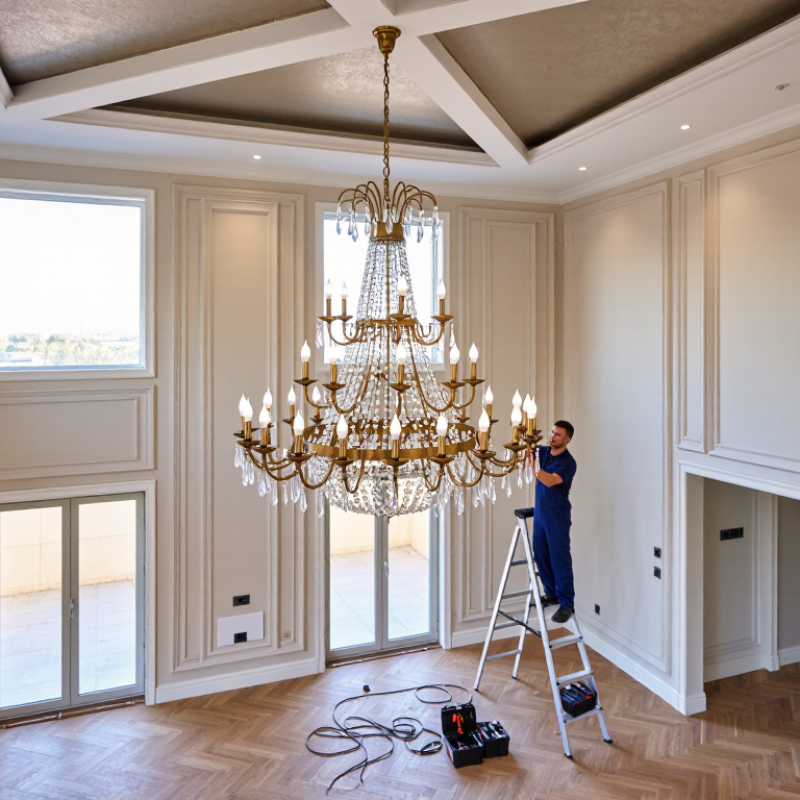 2026 Best Way to Install Heavy Luxury Chandeliers Safely?