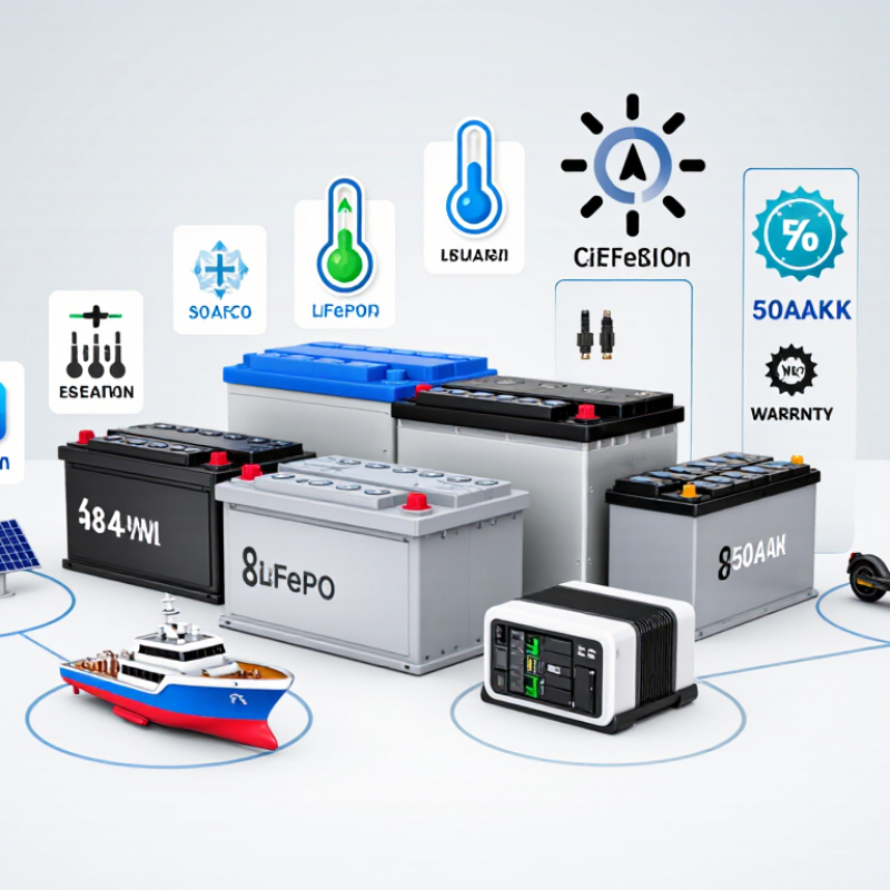Top 48V 50Ah Lithium Battery Types for Global Buyers