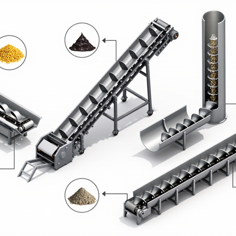 What Types of Screw Conveyors Are There?