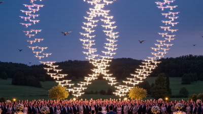 How to Plan a Wedding Drone Show?