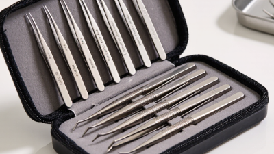 Top Eyelash Tweezers Set for Lash Extensions