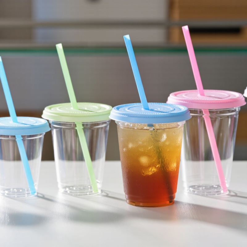 China Best Plastic Cup With Straw Manufacturer