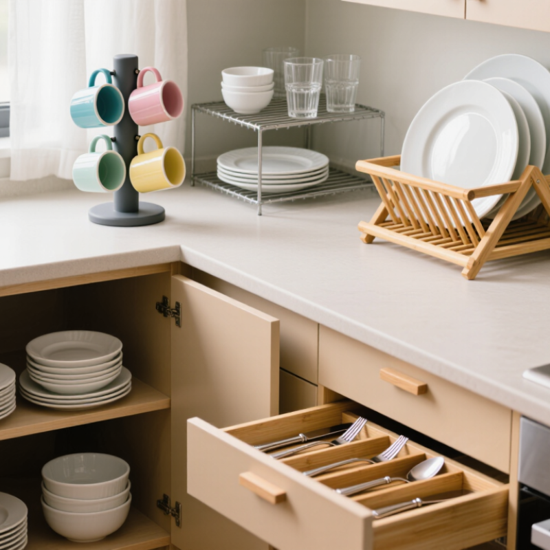 7 Tips to Organize Tableware Efficiently in Small Kitchens