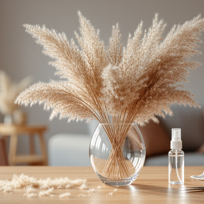 China Top How to Prevent Dried Pampas Grass Shedding?