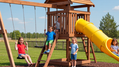 How to Choose a Wooden Swing Set with Slide?