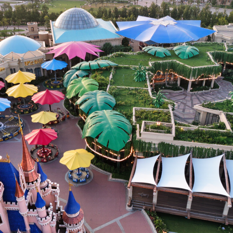What Are the Best Theme Park Roof Decoration Ideas?