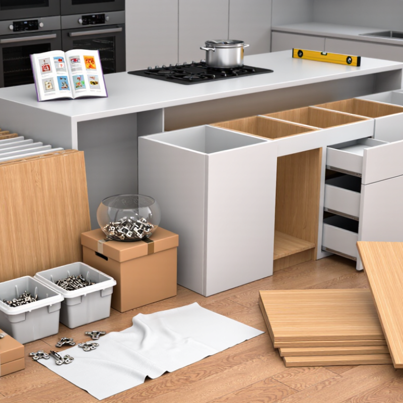 How to Assemble Flat Pack Kitchen Cabinets Efficiently