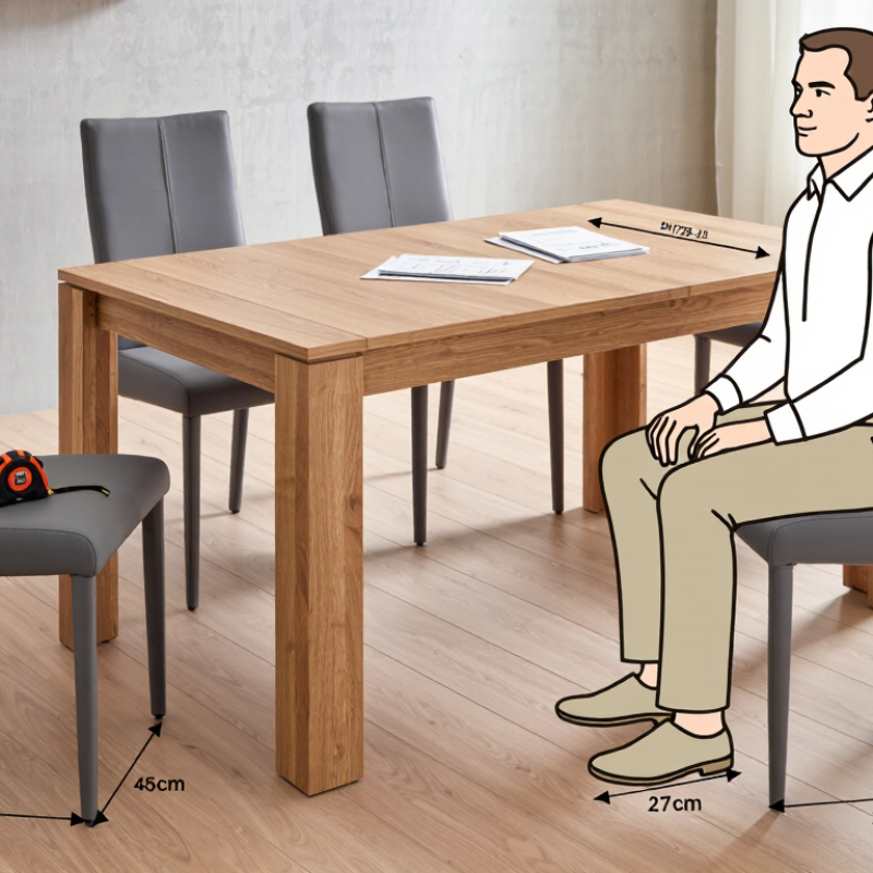Qual é a altura padrão de uma cadeira de jantar 7 dicas