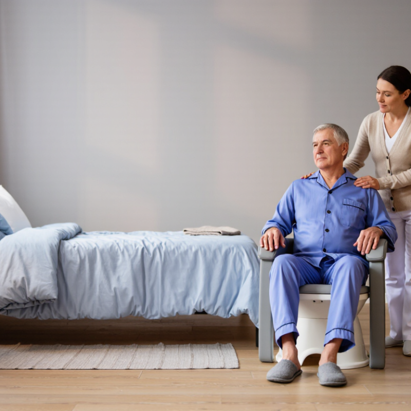 Why Choose a Bedside Commode Chair for Home Care?