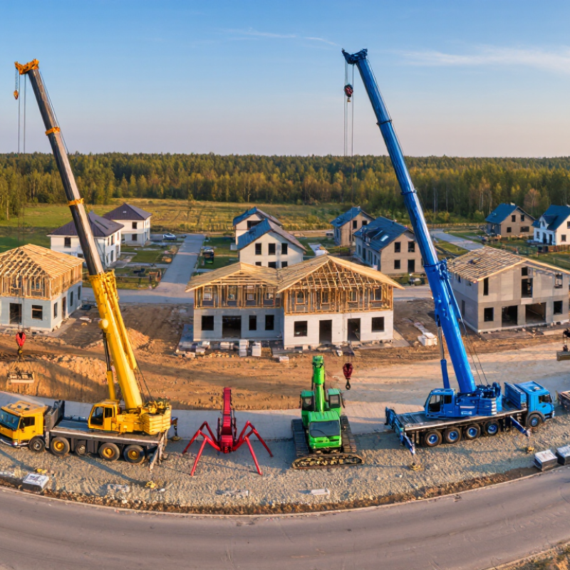 Top 10 Residential Crane Types for Home Construction