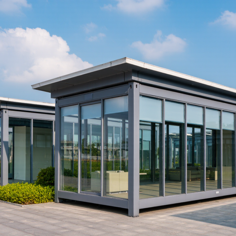 China Best Glass Curtain Wall Container Manufacturers
