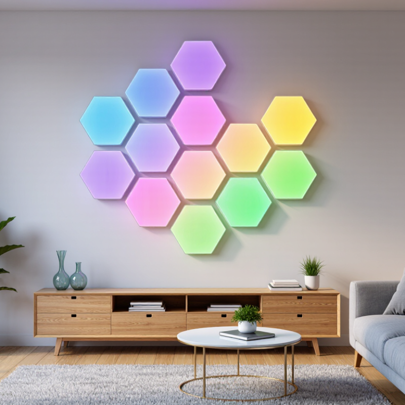 China Best Smart Hexagon Lights How to Control with Alexa?