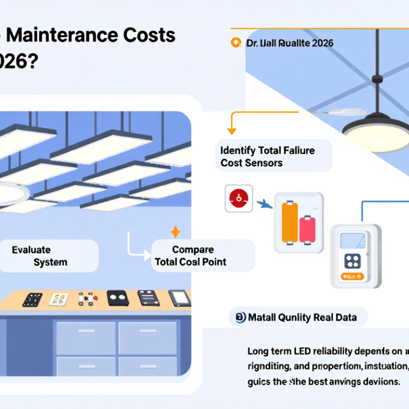 Como reduzir custos de manutenção com LED em 2026?