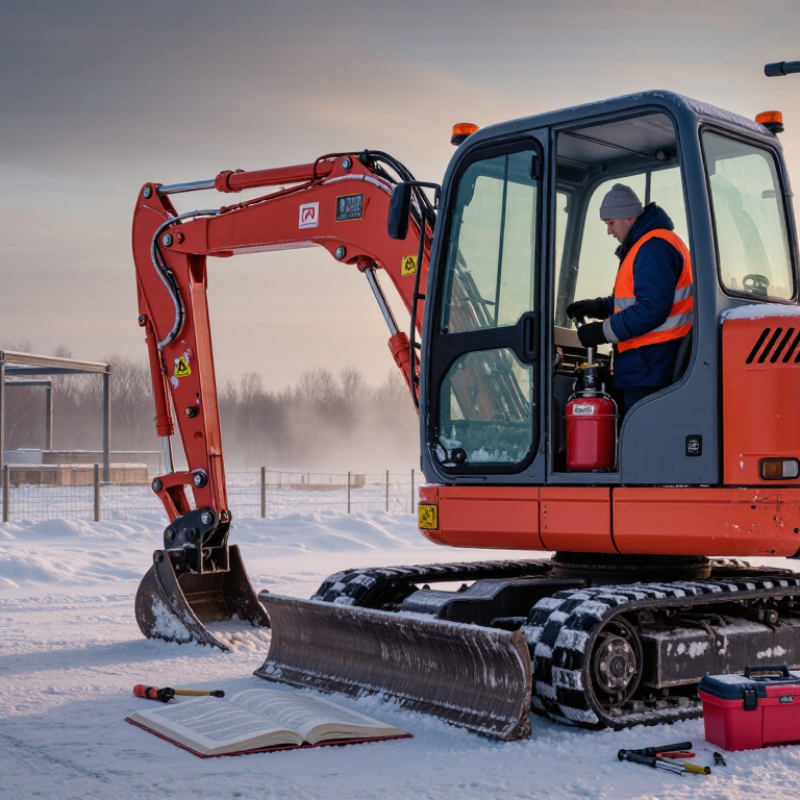 How to Start a Mini Excavator in Extremely Cold Weather 2026