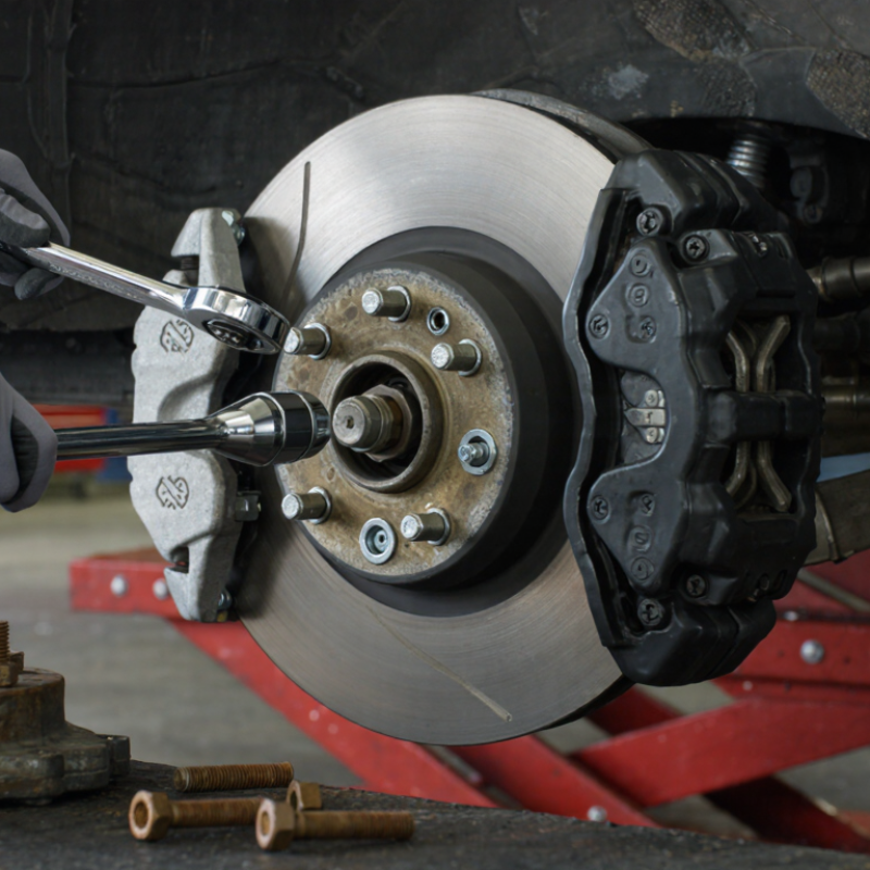 How to Install a Brake Backing Plate?
