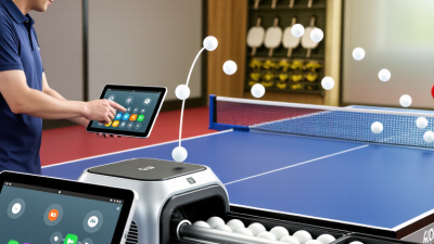 China Top App Controlled Table Tennis Robot Suppliers?