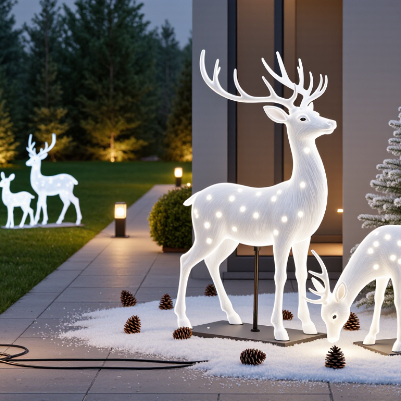 What Are the 2026 Best White Christmas Deer Decorations?