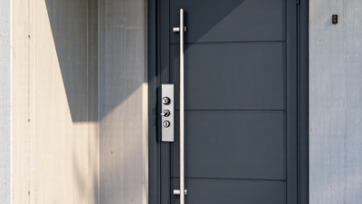 How to Choose the Right Aluminium Entry Door?
