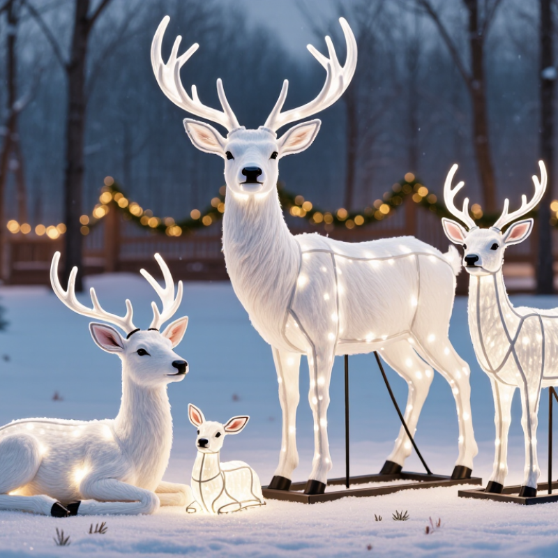 2026 Best White Christmas Deer Decorations for Global Buyers?