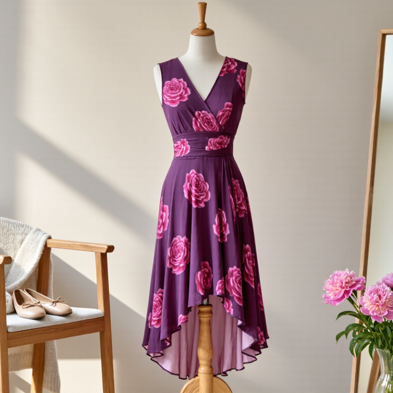 How to Choose the Best Dark Pink Floral Dress?