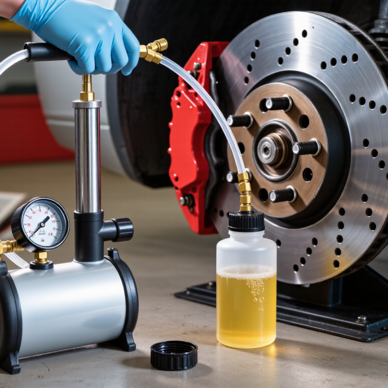 How to Use a Vacuum Brake Bleeder?