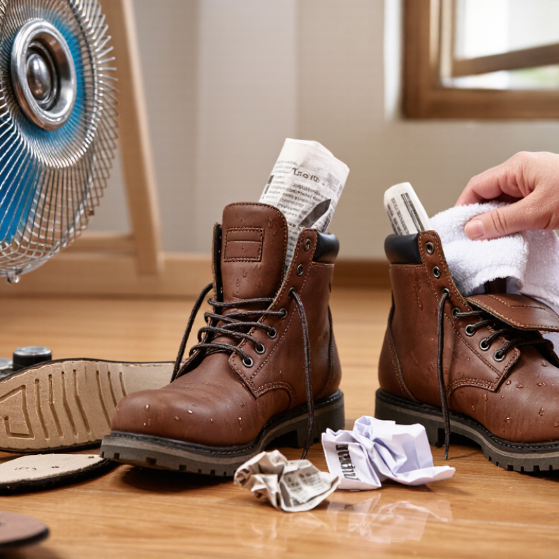 7 Tips to Dry Wet Work Boots Overnight Safely?