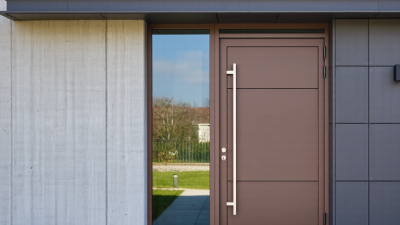 7 Aluminum Front Door Buying Tips for Global Buyers