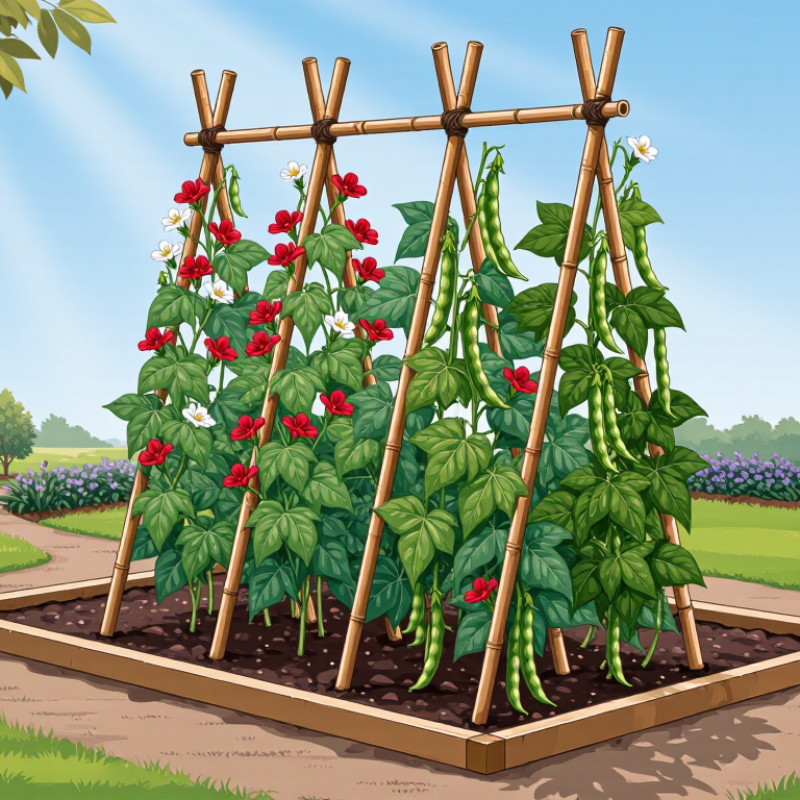 Why Choose a Runner Bean Climbing Frame?