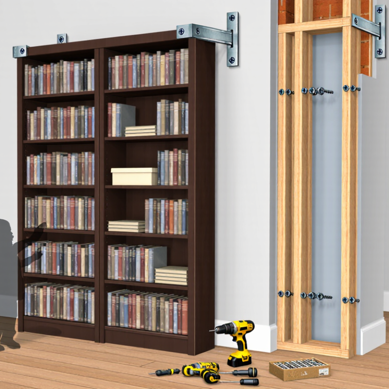 How to Anchor a Heavy Bookcase to the Wall Safely?