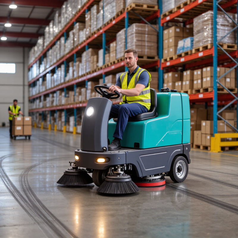 Why Choose a Riding Floor Scrubber for Your Business?