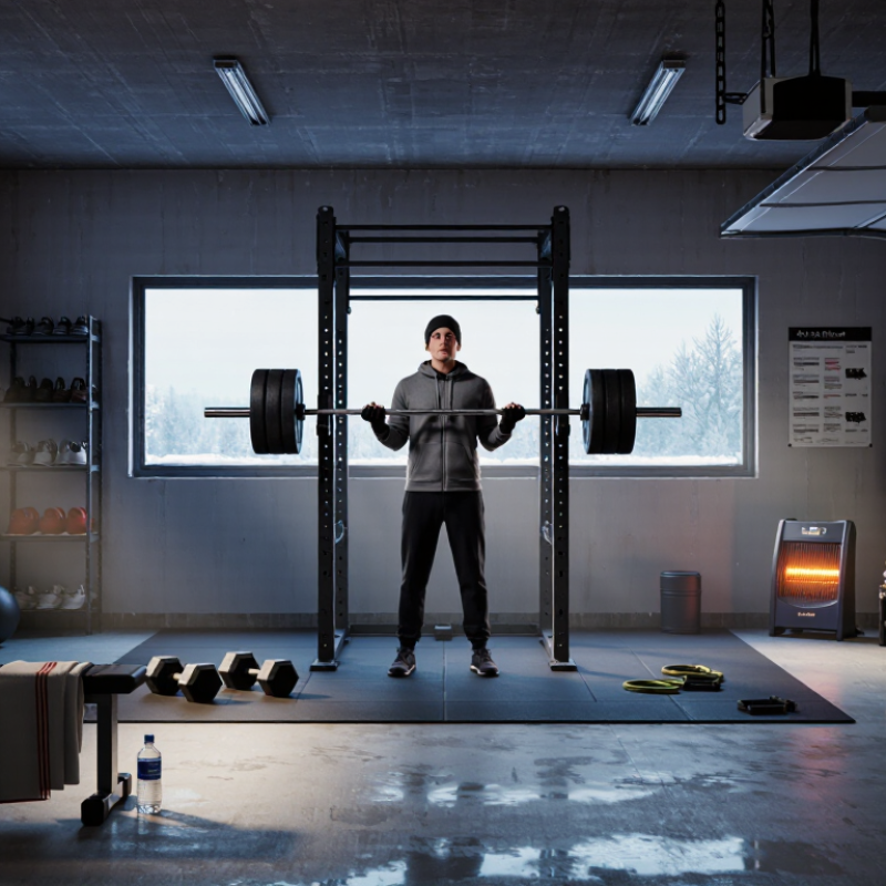 Why Stay Motivated to Use a Cold Garage Gym in Winter?